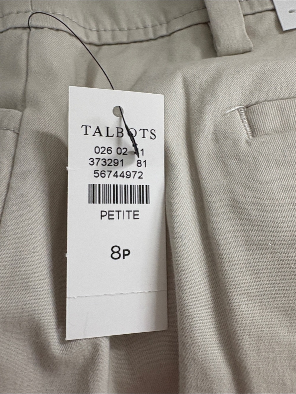 Talbots Perfect Short Pants in Light Beige - Picture 3 of 5